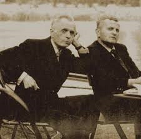 Major Abaz Kupi dhe Mit'hat Frasheri