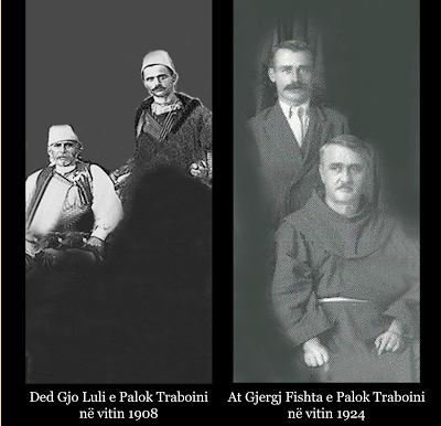 Palok Traboini me Ded Gjo Lulin 1908 dhe At Gjergj Fishten 1924