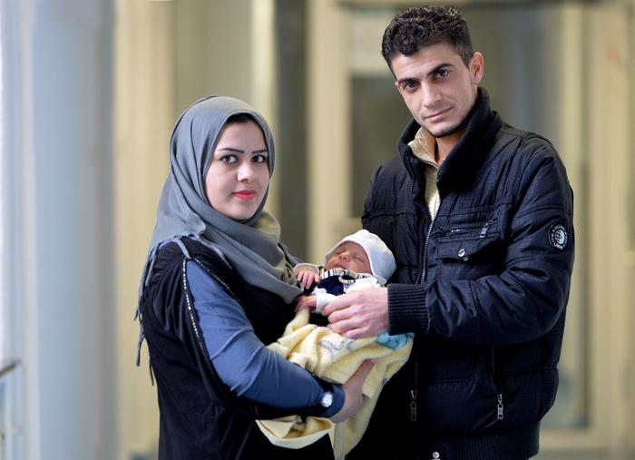 Refugee child named after Angela Merkel