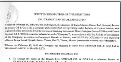 WRITTEN-RES-OF-DIRECT